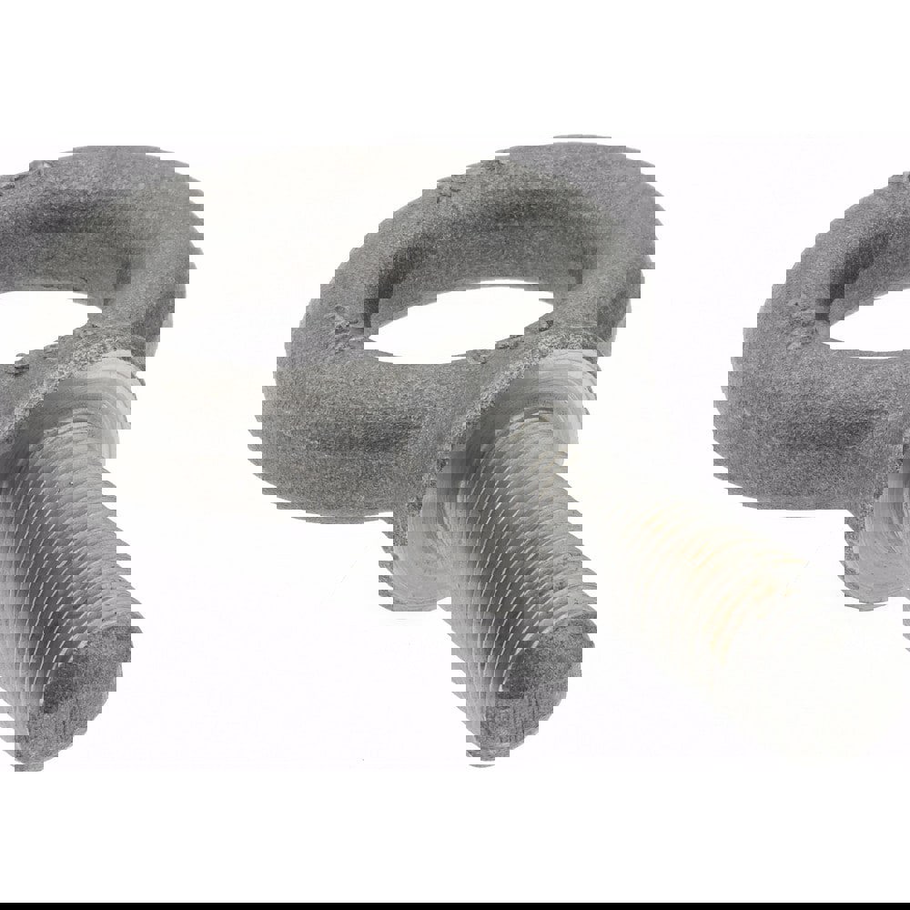 Fixed Lifting Eye Bolt: With Shoulder, 2,400 lb Capacity, 1/2-20 Thread, Grade 1030 Steel